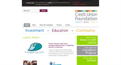 Desktop Screenshot of creditunionfoundation.org.uk