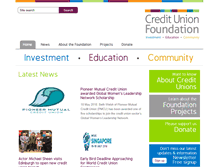 Tablet Screenshot of creditunionfoundation.org.uk